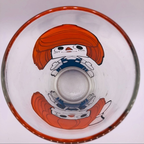 Vintage Raggedy Ann And Andy Drinking Glass Mary Jane - Picture 3 of 4